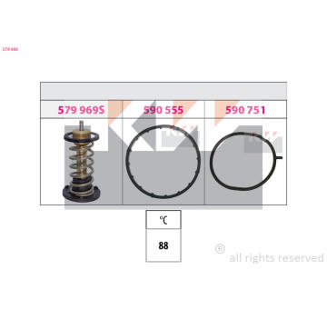 Termostat, chladivo KW 579 988