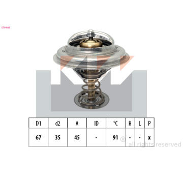 Termostat, chladivo KW 579 989