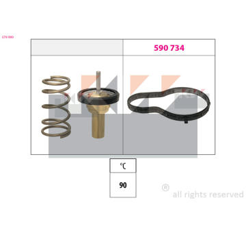 Termostat, chladivo KW 579 990