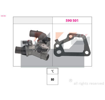 Termostat, chladivo KW 580 096