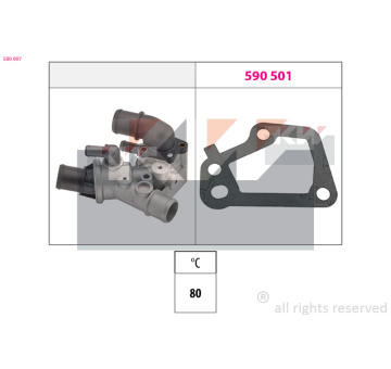 Termostat, chladivo KW 580 097