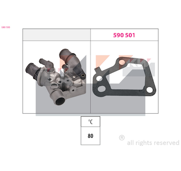 Termostat, chladivo KW 580 100