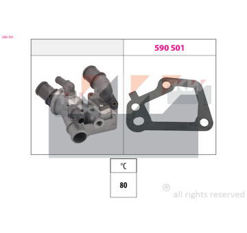 Termostat, chladivo KW 580 101