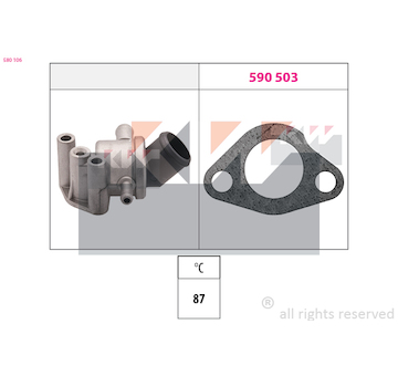 Termostat, chladivo KW 580 106