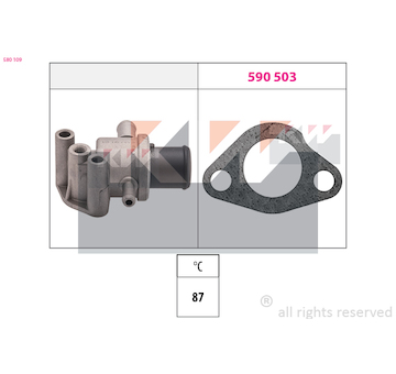 Termostat, chladivo KW 580 109