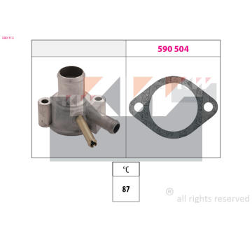 Termostat, chladivo KW 580 112