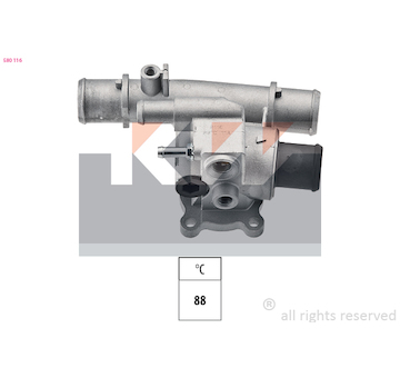 Termostat, chladivo KW 580 116