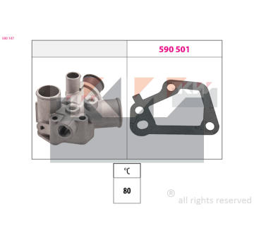 Termostat, chladivo KW 580 147