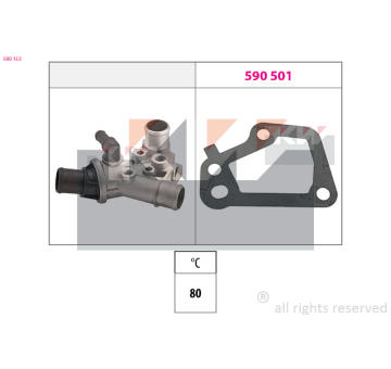 Termostat, chladivo KW 580 153