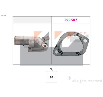 Termostat, chladivo KW 580 159