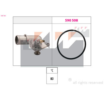 Termostat, chladivo KW 580 166