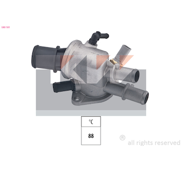 Termostat, chladivo KW 580 181