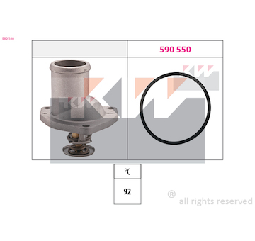 Termostat, chladivo KW 580 188