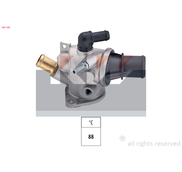 Termostat, chladivo KW 580 189