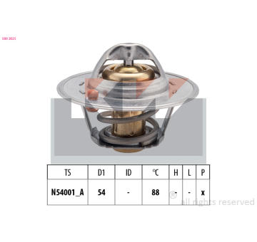 Termostat, chladivo KW 580 202S