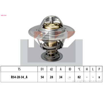 Termostat, chladivo KW 580 218S