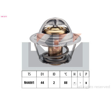 Termostat, chladivo KW 580 227S