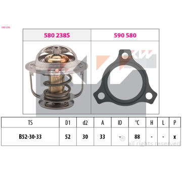 Termostat, chladivo KW 580 238