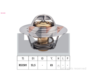 Termostat, chladivo KW 580 240S