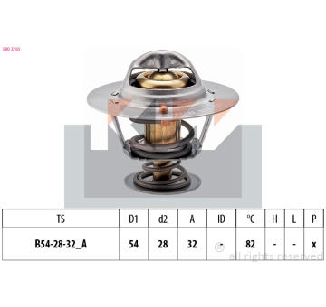 Termostat, chladivo KW 580 276S