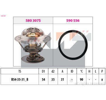 Termostat, chladivo KW 580 307