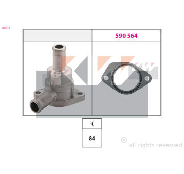 Termostat, chladivo KW 580 311