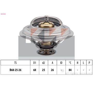 Termostat, chladivo KW 580 326S