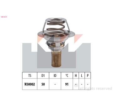 Termostat, chladivo KW 580 327S