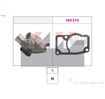 Termostat, chladivo KW 580 344