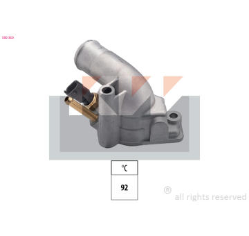 Termostat, chladivo KW 580 350