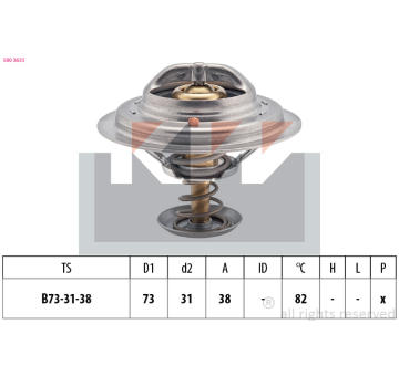 Termostat, chladivo KW 580 363S