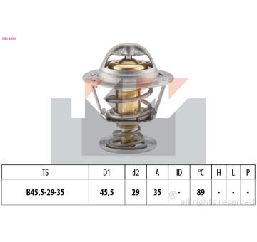 Termostat, chladivo KW 580 389S