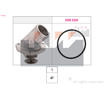 Termostat, chladivo KW 580 402