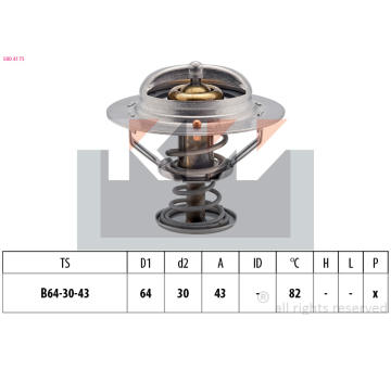 Termostat, chladivo KW 580 417S