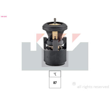 Termostat, chladivo KW 580 420S