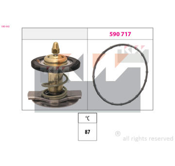 Termostat, chladivo KW 580 442