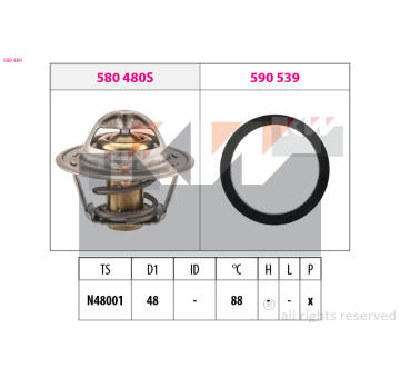 Termostat, chladivo KW 580 480