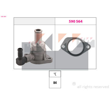 Termostat, chladivo KW 580 490