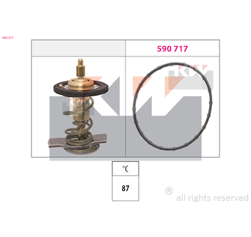 Termostat, chladivo KW 580 511