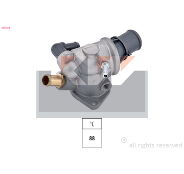 Termostat, chladivo KW 580 564