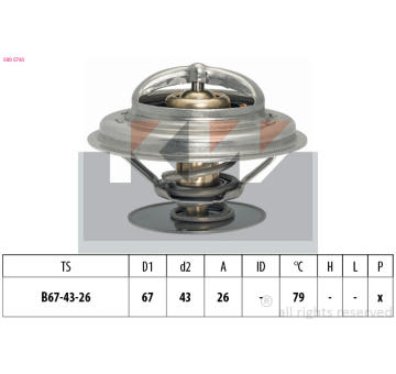 Termostat, chladivo KW 580 578S