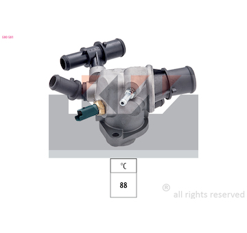 Termostat, chladivo KW 580 581