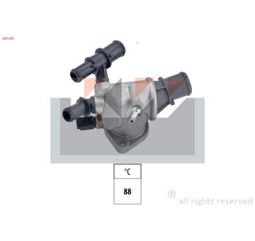 Termostat, chladivo KW 580 583