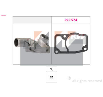 Termostat, chladivo KW 580 664