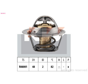 Termostat, chladivo KW 580 691S