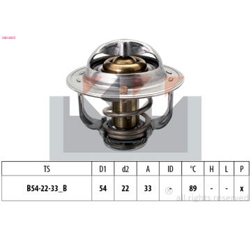 Termostat, chladivo KW 580 693S