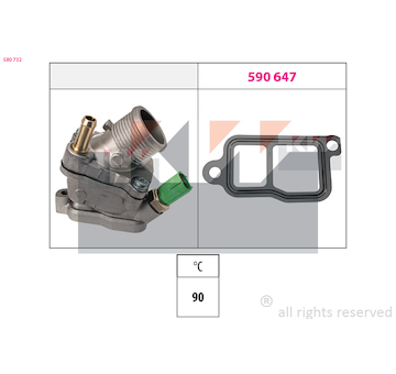 Termostat, chladivo KW 580 732