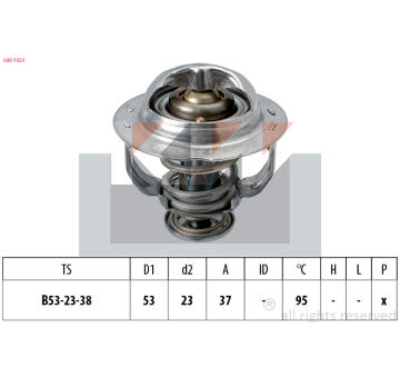 Termostat, chladivo KW 580 742S