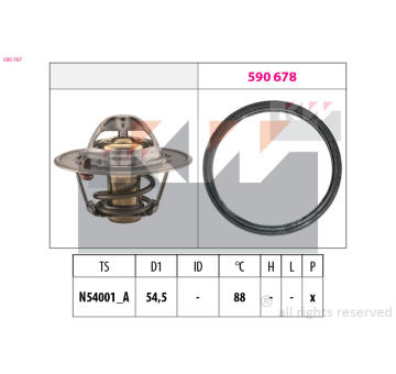 Termostat, chladivo KW 580 787