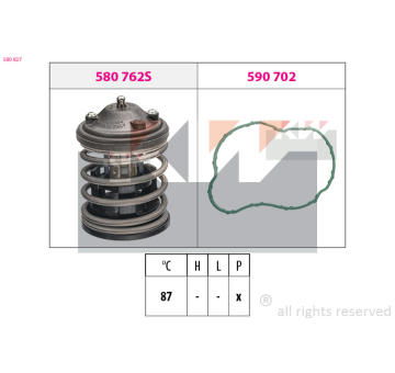 Termostat, chladivo KW 580 827
